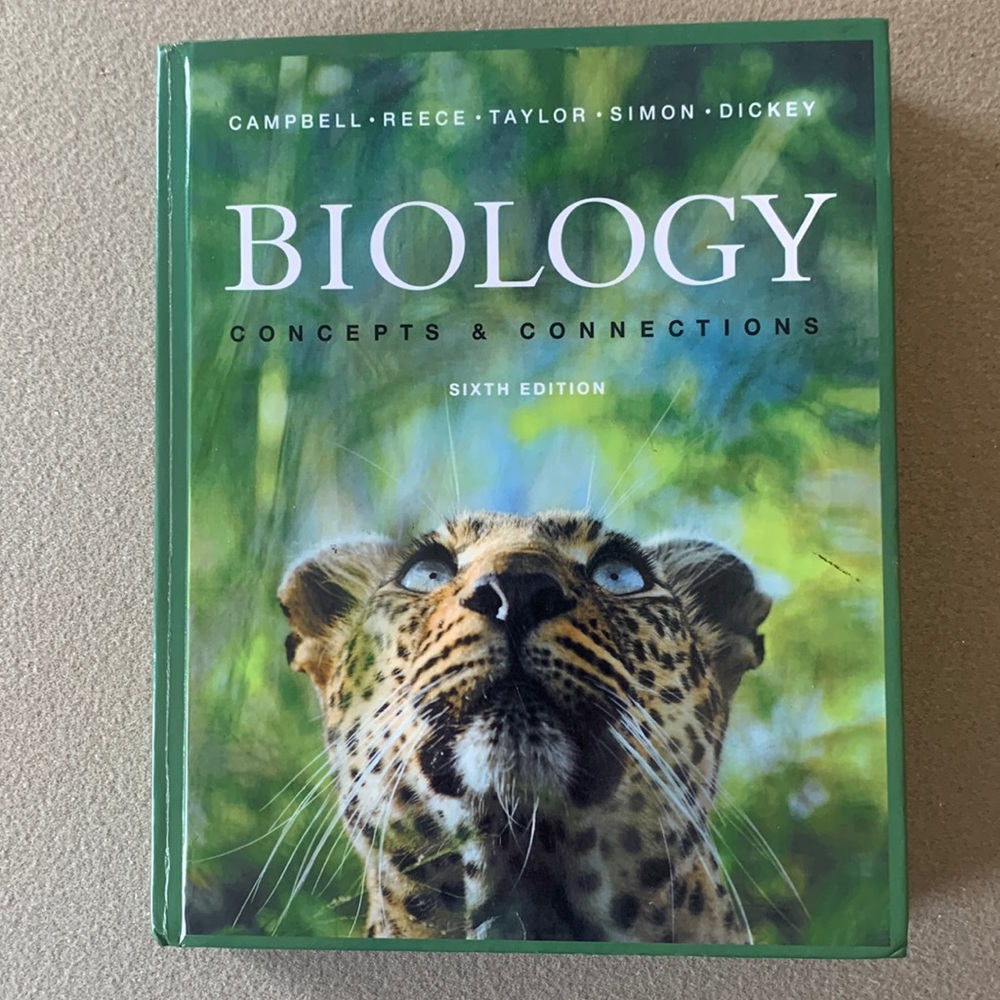 Biology Concepts and Connections Textbook Book Campbell Reece Sixth 6th Edition
